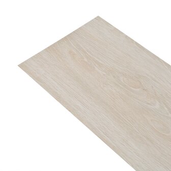 Vloerplanken zelfklevend 5,02 m&sup2; 2 mm PVC klassiek wit eiken 2