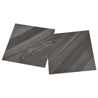 Vloerplanken 20 st zelfklevend 1,86 m&sup2; PVC gestreept grijs 4