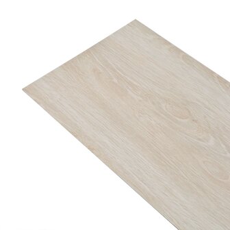Vloerplanken niet-zelfklevend 5,26 m&sup2; 2 mm PVC wit eikenkleurig 2