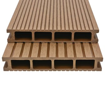 Terrasplanken HKC met accessoires 10 m&sup2; 4 m teak  2