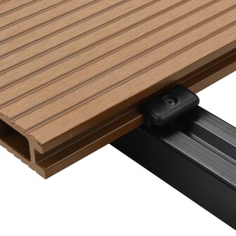 Terrasplanken HKC met accessoires 10 m&sup2; 4 m teak  5