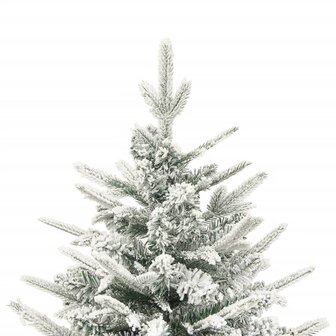 Kunstkerstboom met sneeuw 120 cm PVC en PE groen 3