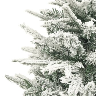 Kunstkerstboom met sneeuw 120 cm PVC en PE groen 4
