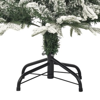 Kunstkerstboom met sneeuw 120 cm PVC en PE groen 5
