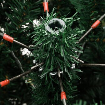 Kunstkerstboom met scharnieren en standaard 120 cm 7