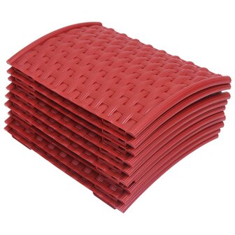 Kerstboomrok &Oslash;65x19,5 cm rood 4