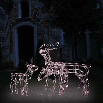 3-delige Kerstverlichting rendieren 229 LED&amp;apos;s 1