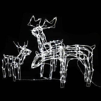 3-delige Kerstverlichting rendieren 229 LED&amp;apos;s 3