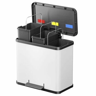 Hailo Pedaalemmer Oko Trio Plus maat L 3x9 L wit 0633-230  5