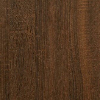 Wasmachinekast 64x25,5x190 cm bruin eikenkleur 9