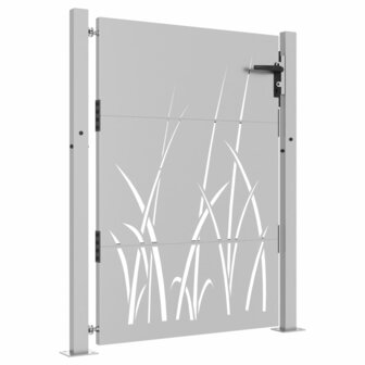 Poort 105x130 cm grasontwerp cortenstaal 3