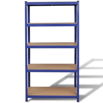 Opbergrekken 2 st blauw 3