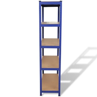 Opbergrekken 2 st blauw 5