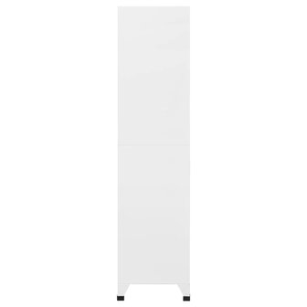 Lockerkast met 18 vakken 90x40x180 cm metaal  4
