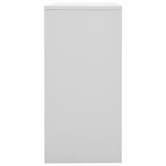 Lockerkast 90x45x92,5 cm staal lichtgrijs en groen 3