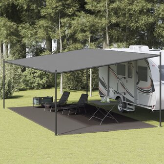 Tenttapijt 400x600 cm antracietkleurig 1