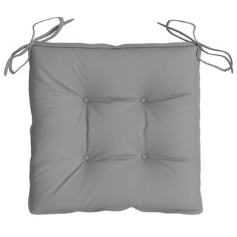 Stoelkussens 2 st 50x50x7 cm oxford stof grijs 6