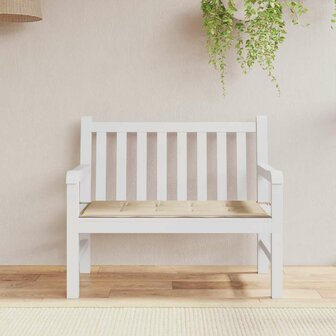 Tuinbankkussen 100x50x3 cm oxford stof beige 1