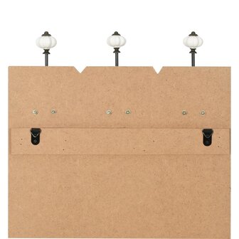 Wandkapstok met 6 haken LIVE LIFE 120x40 cm  6