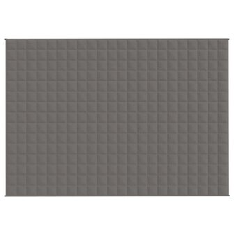 Verzwaringsdeken 155x220 cm 7 kg stof grijs 3
