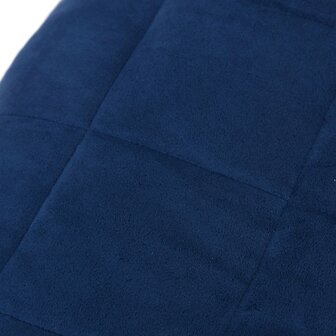 Verzwaringsdeken 200x200 cm 13 kg stof blauw 4