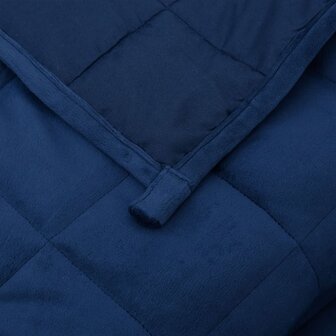 Verzwaringsdeken 200x200 cm 13 kg stof blauw 5