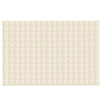 Verzwaringsdeken 120x180 cm 9 kg stof lichtcr&egrave;mekleurig 3