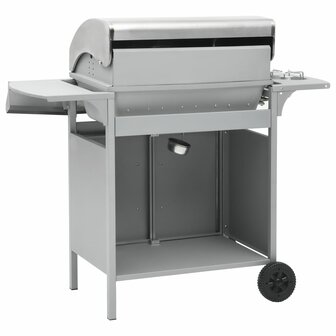 Gasbarbecue 4+1 kookzone roestvrij staal zilverkleurig  6