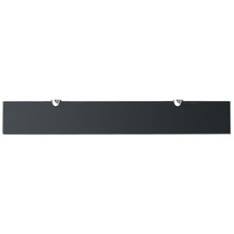 Schappen zwevend 2 st 70x10 cm 8 mm glas 4