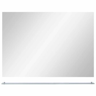 Wandspiegel met schap 80x60 cm gehard glas 3