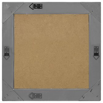 Wandspiegel barok stijl 50x50 cm zwart 3