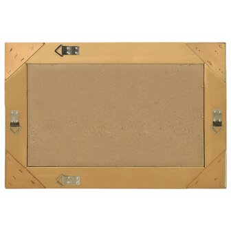 Wandspiegel barok stijl 60x40 cm goudkleurig 3