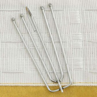 Gordijn linnen-look verduisterend met haken 290x245 cm geel 3