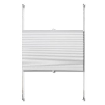 Pliss&eacute;jaloezie 50x125 cm wit 4