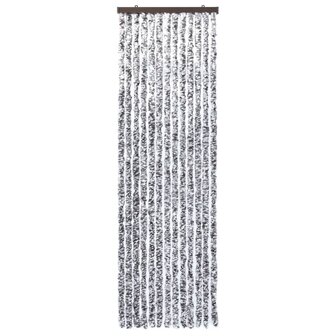 Vliegengordijn 56x185 cm chenille bruin en beige 3