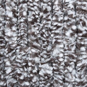 Vliegengordijn 56x185 cm chenille bruin en beige 6