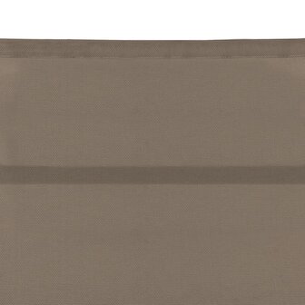 Ligbed textileen en aluminium taupe 7