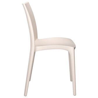 Tuinstoelen 2 st 50x46x80 cm polypropeen cr&egrave;mekleurig 5