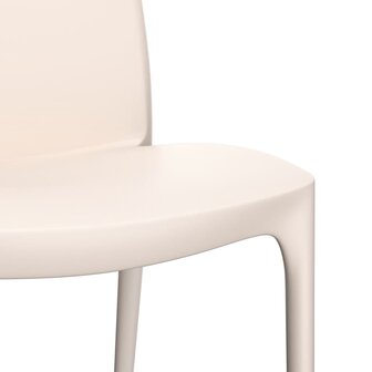 Tuinstoelen 2 st 50x46x80 cm polypropeen cr&egrave;mekleurig 7