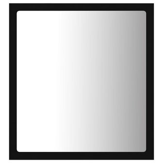 Badkamerspiegel LED 40x8,5x37 cm acryl zwart 3