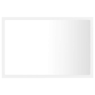 Badkamerspiegel LED 60x8,5x37 cm acryl wit 3