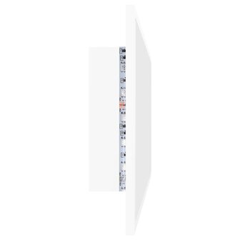Badkamerspiegel LED 100x8,5x37 cm acryl wit 8