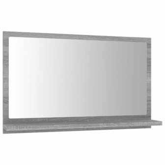 Badkamerspiegel 60x10,5x37 cm bewerkt hout grijs sonoma eiken 2