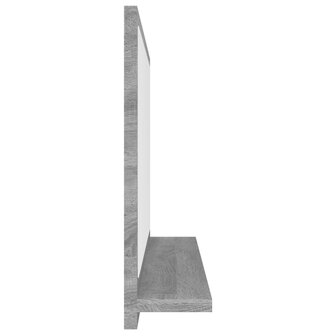 Badkamerspiegel 60x10,5x37 cm bewerkt hout grijs sonoma eiken 4
