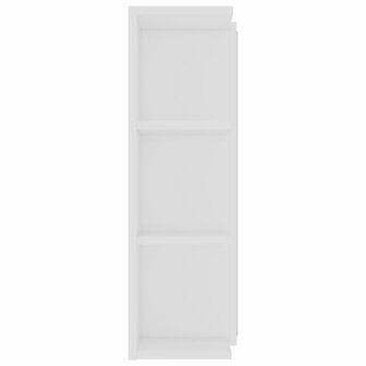 Badkamerspiegelkast 80x20,5x64 cm bewerkt hout wit 7