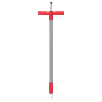 Onkruidsteker 93,5 cm gepoedercoat staal rood en grijs 2