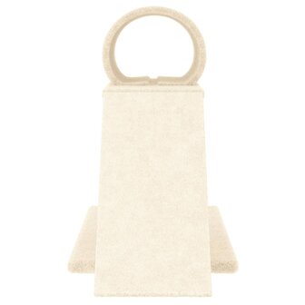 Kattenmeubel met tunnel en ladder 55,5 cm cr&egrave;mekleurig 4