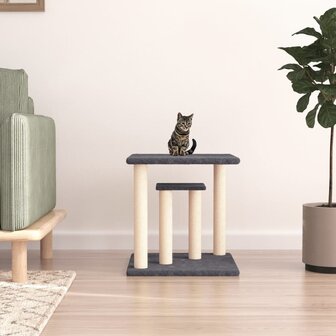 Krabpaal met platforms 50 cm donkergrijs 1