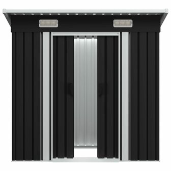 Tuinschuur staal antraciet 3
