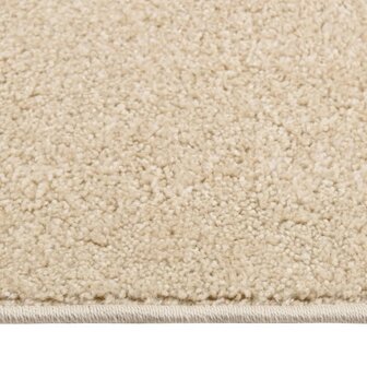 Vloerkleed kortpolig 80x150 cm beige 3